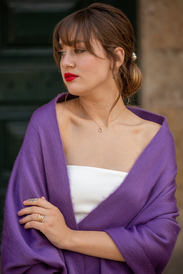 Wedding Shawl - Autumn Grape